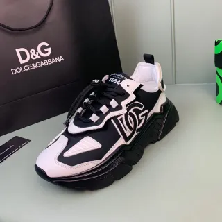 Dolce & Gabbana Track Trainer 黑白厚底运动鞋