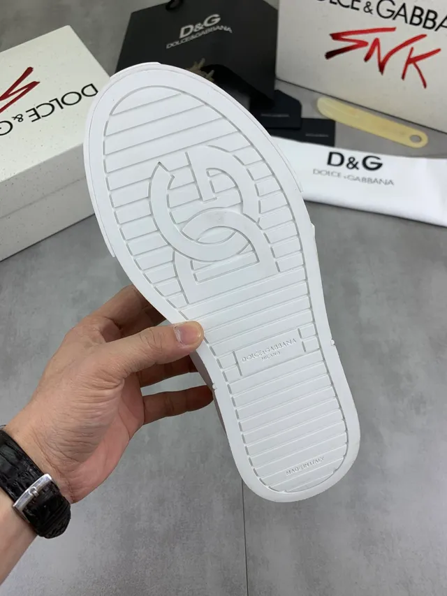 Dolce & Gabbana 白色单色雕塑底厚底运动鞋 2