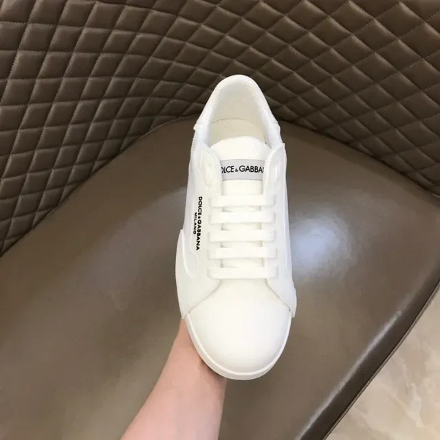 Dolce & Gabbana White Platform Lifestyle Sneakers 2
