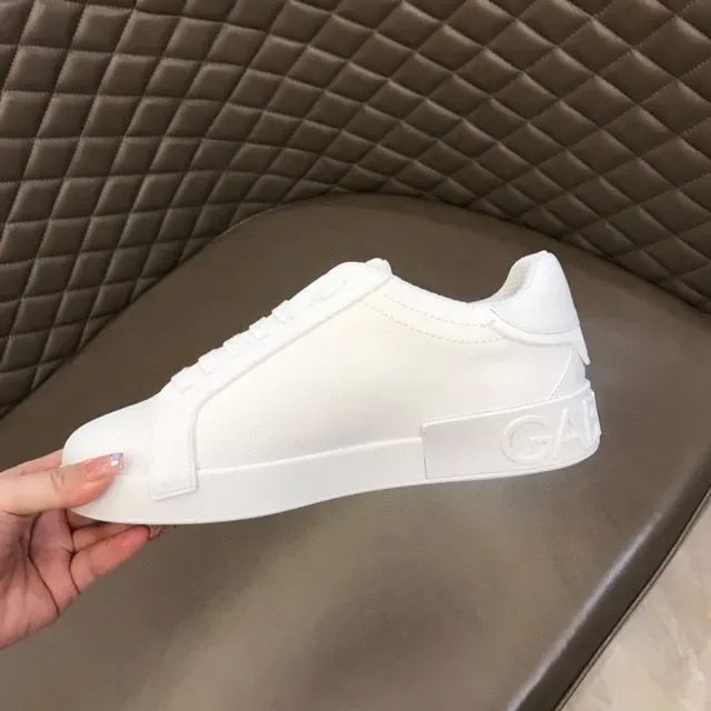 Dolce & Gabbana White Platform Lifestyle Sneakers 4