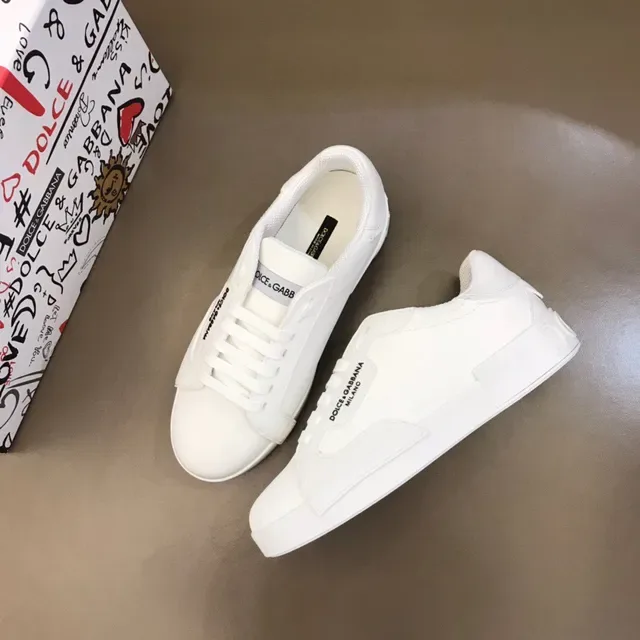 Dolce & Gabbana White Platform Lifestyle Sneakers 8