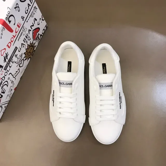 Dolce & Gabbana White Platform Lifestyle Sneakers 9