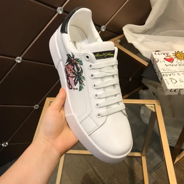 Dolce & Gabbana White Platform Lifestyle Sneakers 2