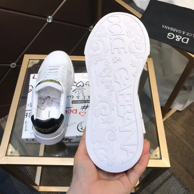 Dolce & Gabbana White Platform Lifestyle Sneakers 3