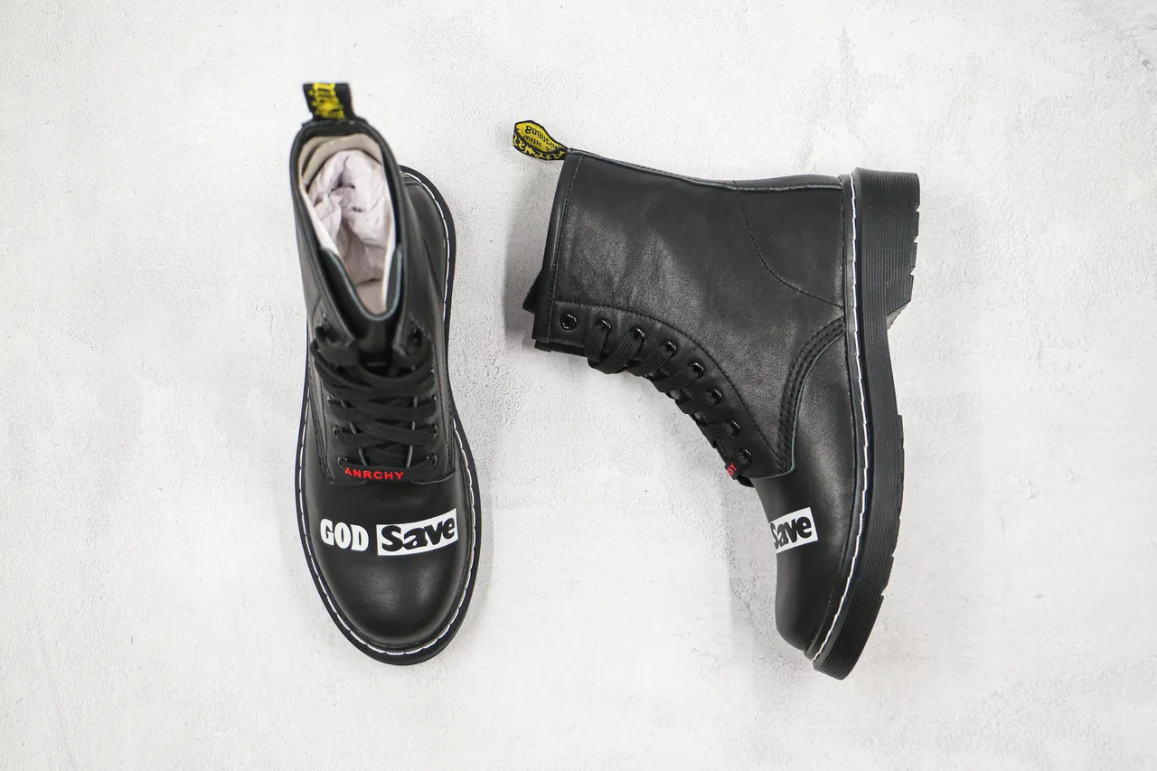 Dr. Martens 1460 Botín Negro Cuero Suave Martin 9