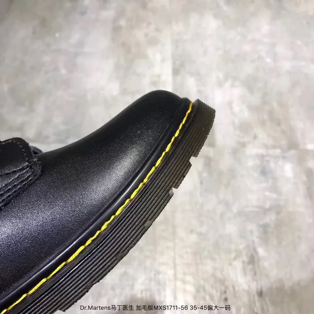 Dr. Martens 1460 Bordeaux Bottes Martin en Cuir Lisse 6
