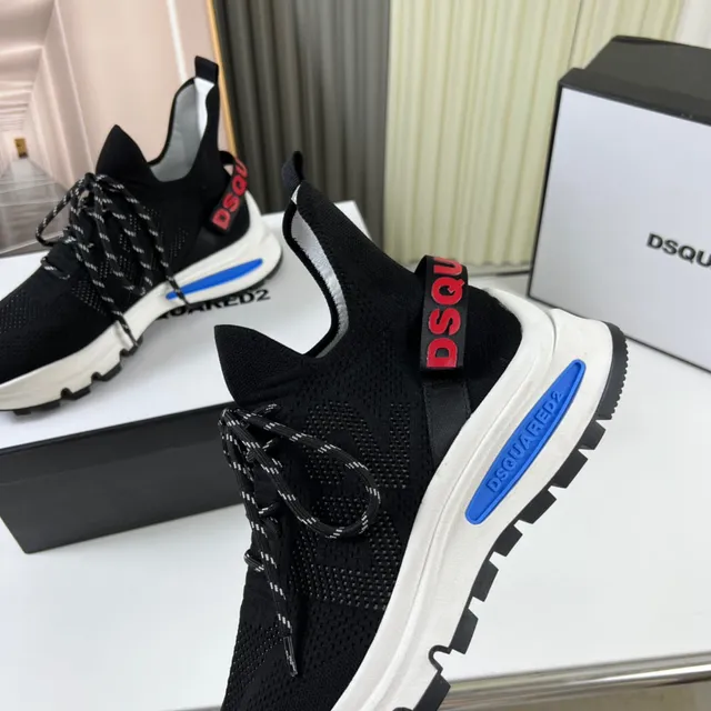 Dsquared2 ICON Black Knit Sock-Fit Lifestyle Sneakers 3