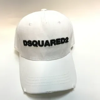 Dsquared2 ICON Embroidered White Baseball Cap