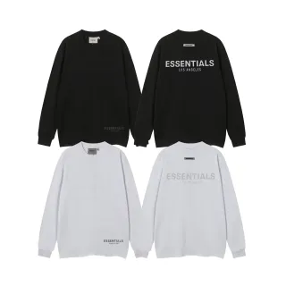 Camiseta Fear of God Essentials manga larga cuello redondo corte holgado