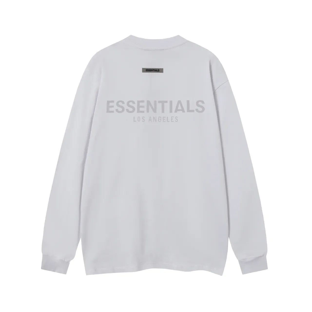 تيشيرت Fear of God Essentials أكمام طويلة ياقة دائرية قصة فضفاضة 3