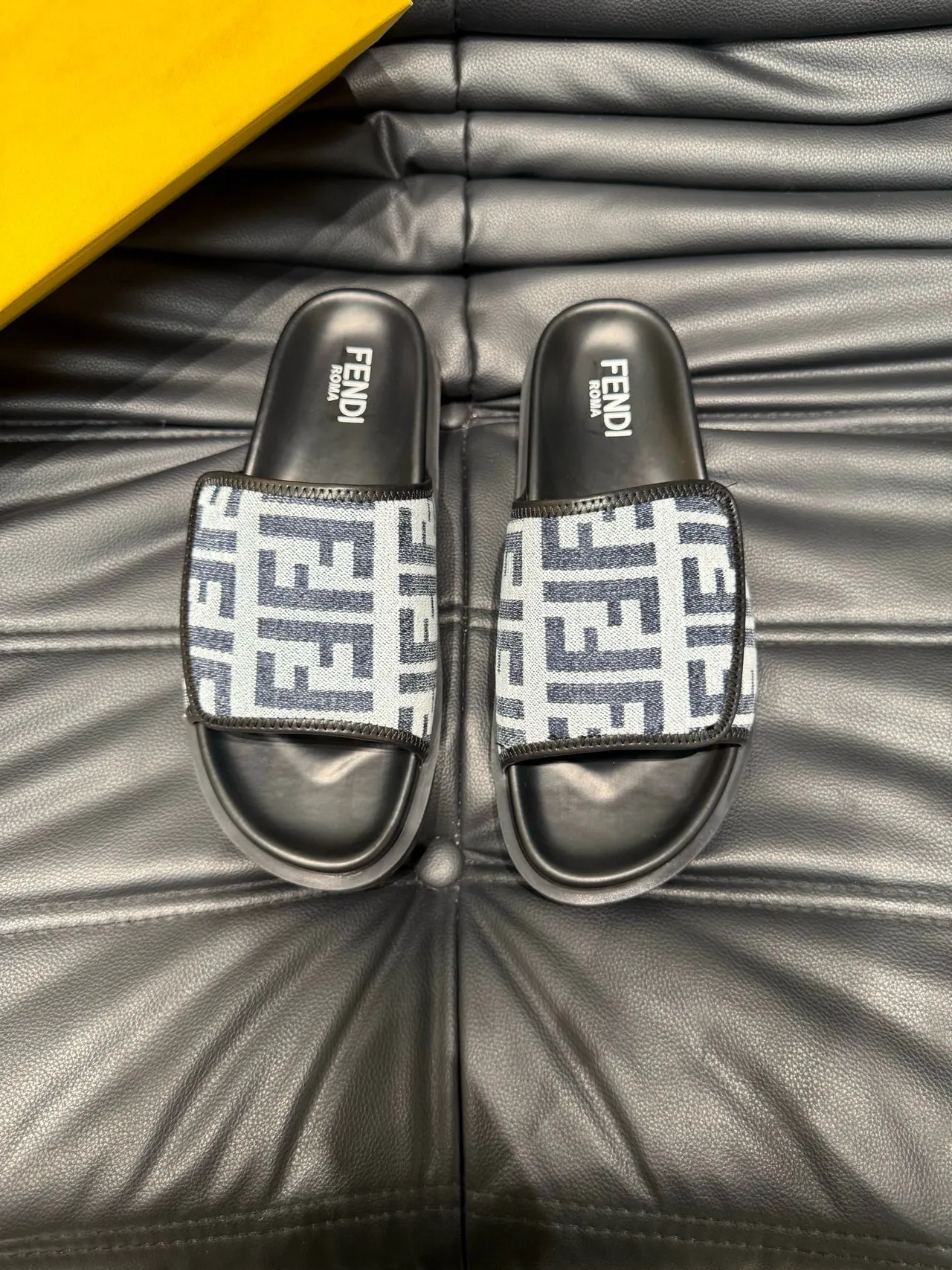 Fendi FF Monogram Slide Slippers 2