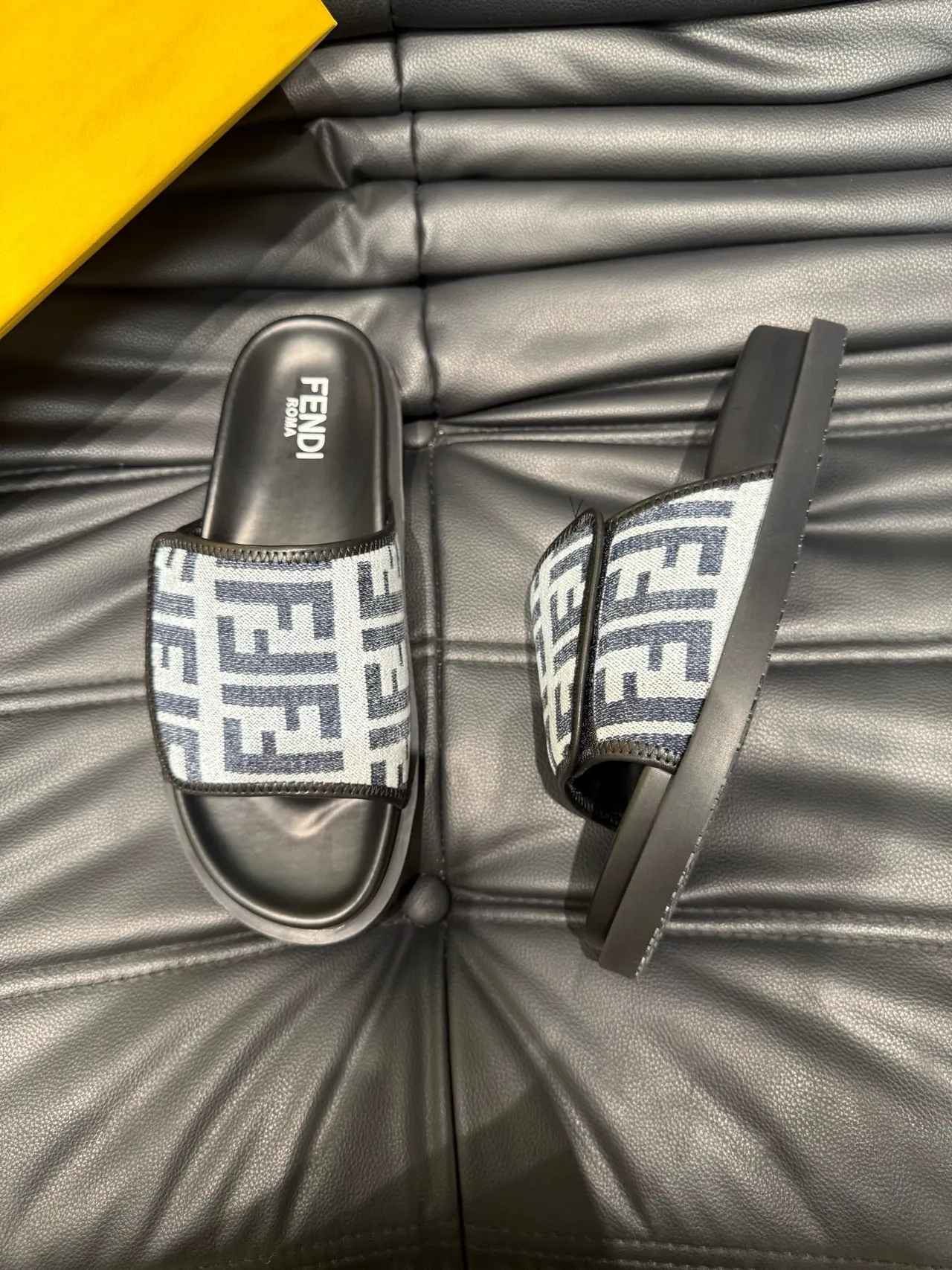 Fendi FF Monogram Slide Slippers 3