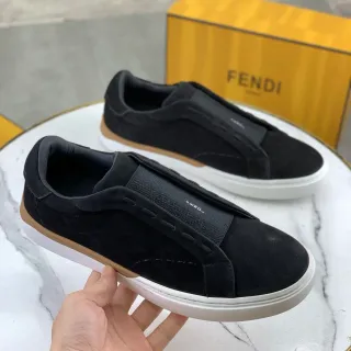 Fendi Slip-On Suede Lifestyle Sneakers