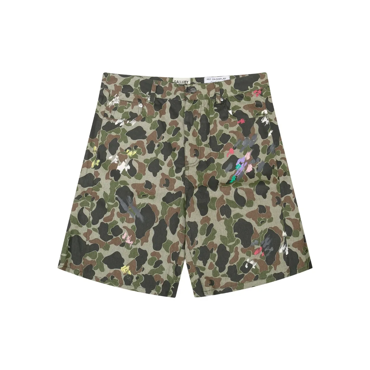 Gallery Dept Camouflage Paint Splatter Utility Shorts 2