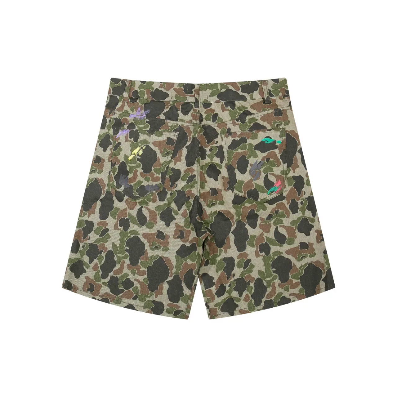 Gallery Dept Camouflage Paint Splatter Utility Shorts 3