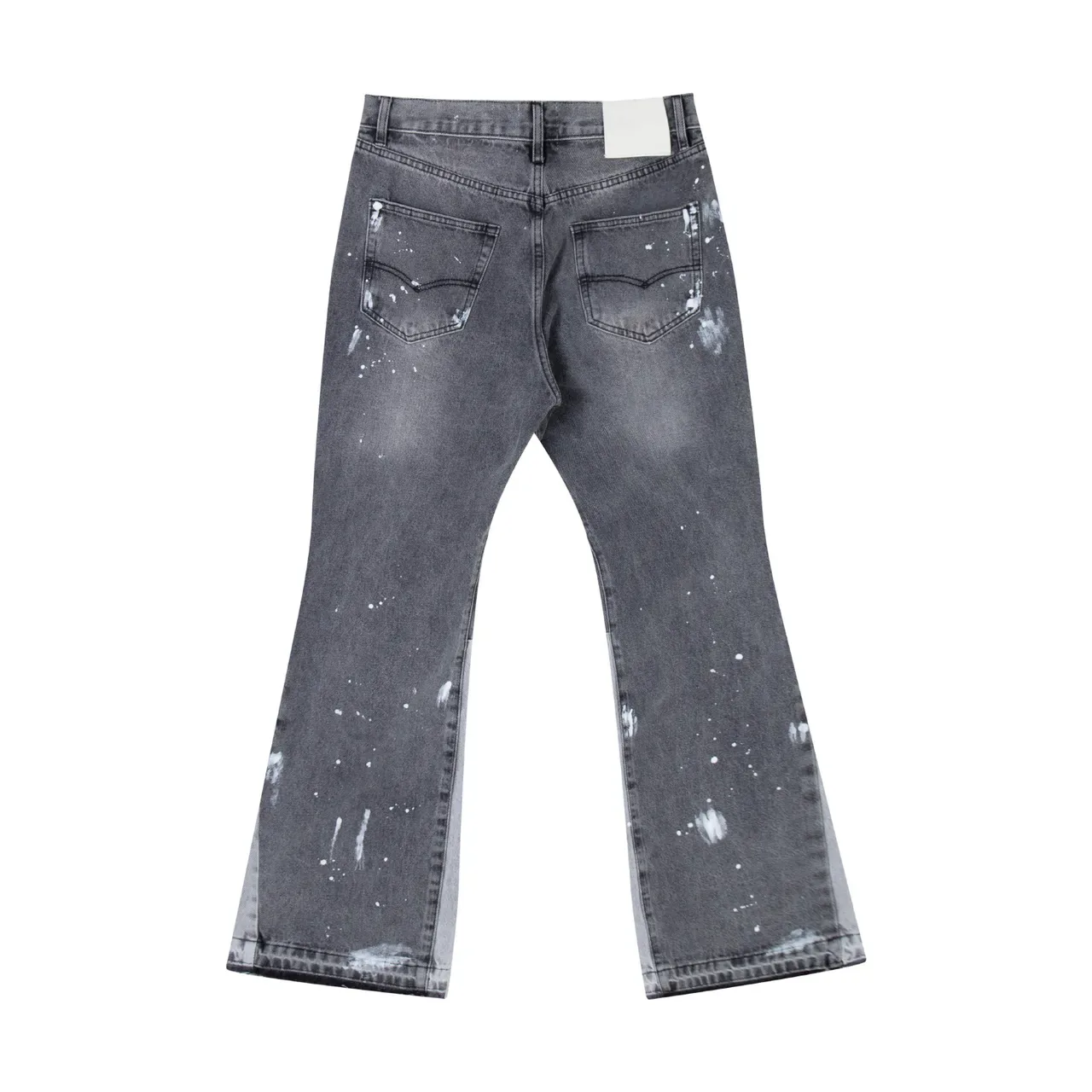Gallery Dept Paint-Splatter Distressed Flared Jeans 3