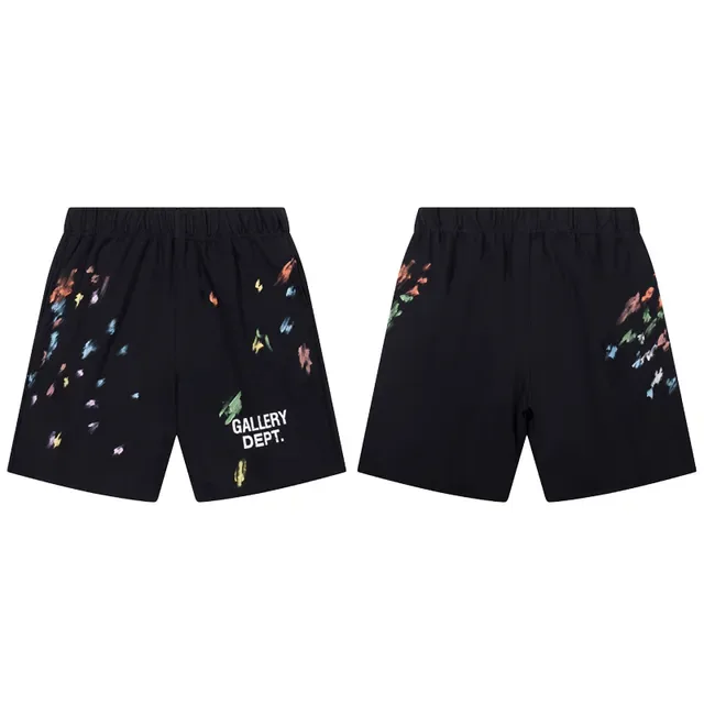 Gallery Dept Paint-Splatter Graphic Shorts 5