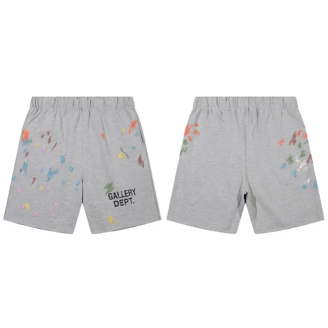 Gallery Dept Paint-Splatter Graphic Shorts 6