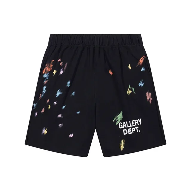 Gallery Dept Paint-Splatter Graphic Shorts 7