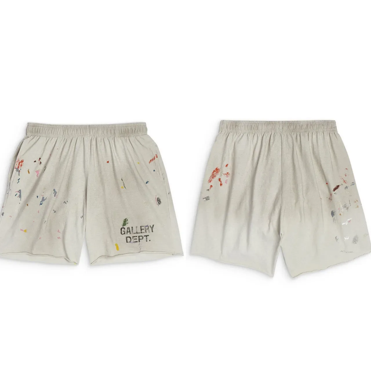 Gallery Dept Paint-Splatter Graphic Shorts 11