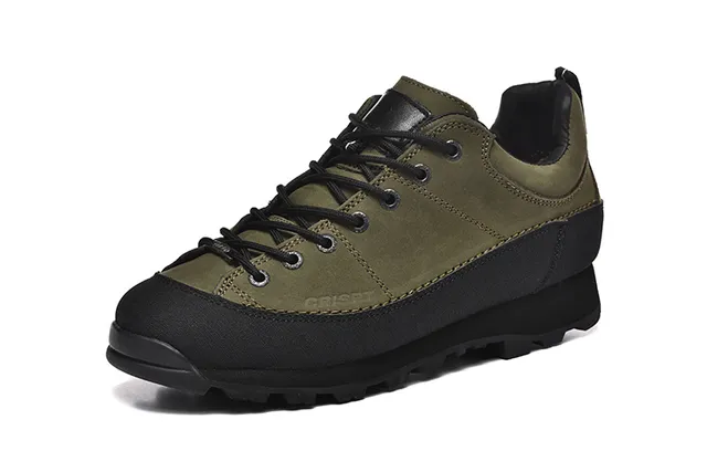 Army Green Black Mid-Cut Lace-Up Olive And Two-Tone Hiking Boots 22