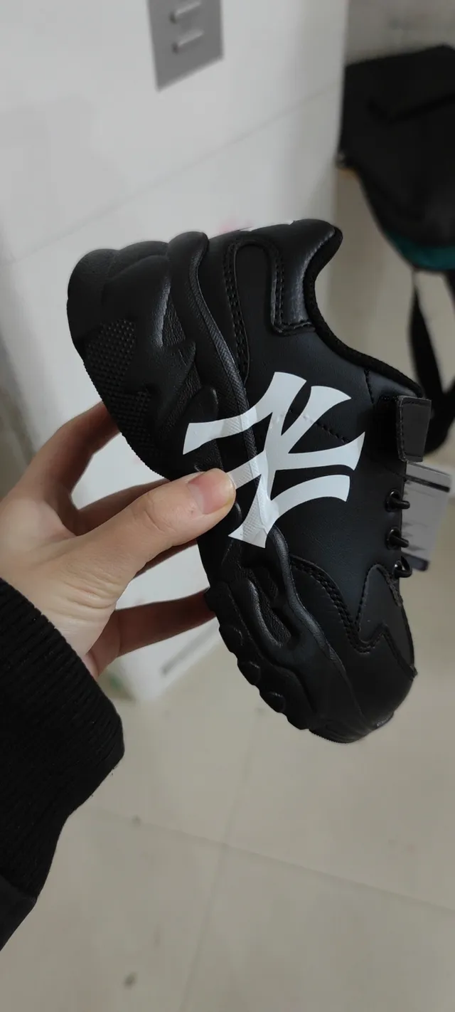 Beige Black Oversized Sole Dual Lace-and-Strap Closure Chunky Sneakers 8