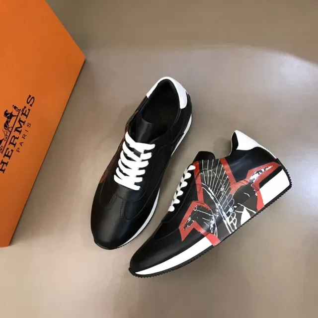 Black and Multicolor Graphic Print Lifestyle Sneaker 6