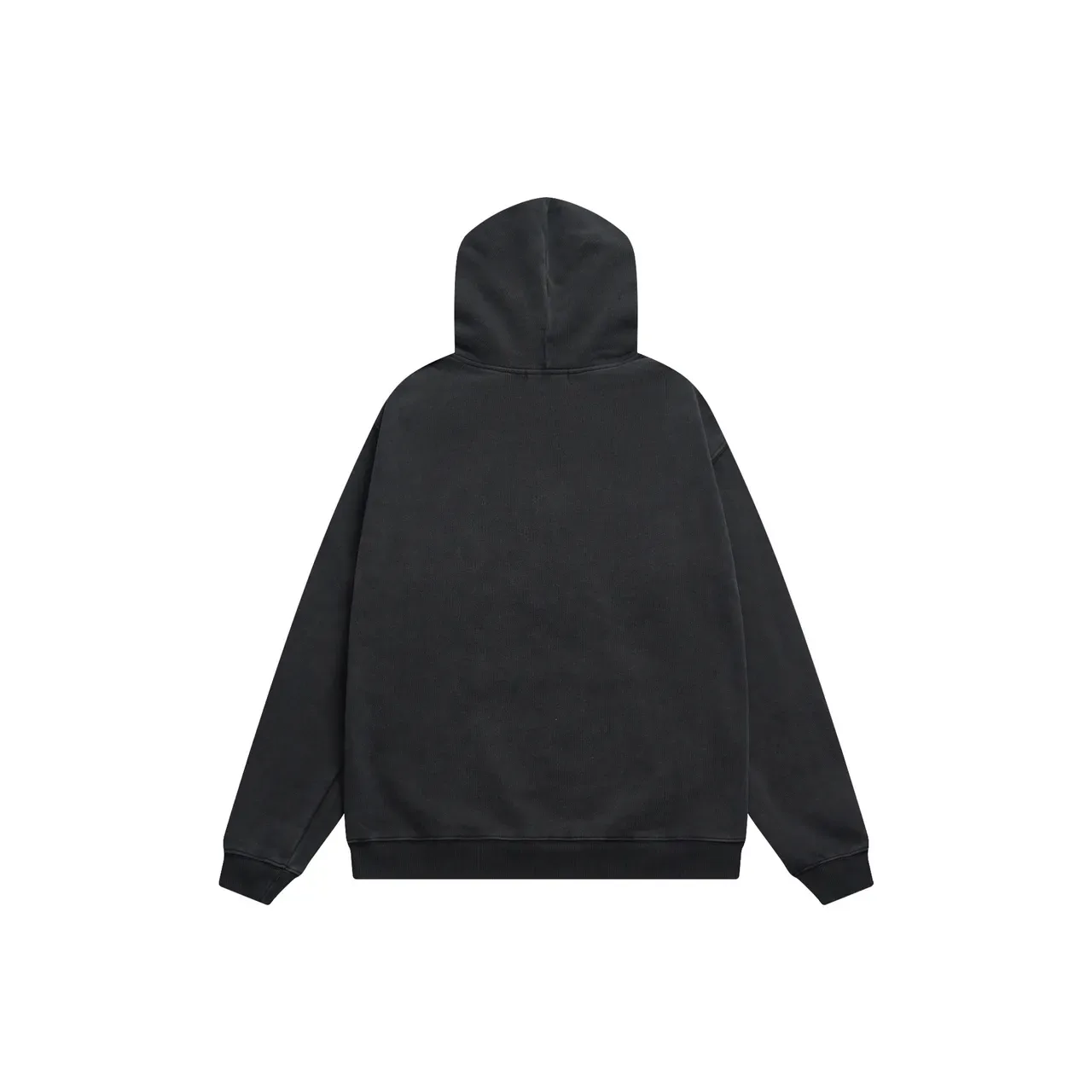 Black Distressed Statue of Liberty Graphic Hoodie 3