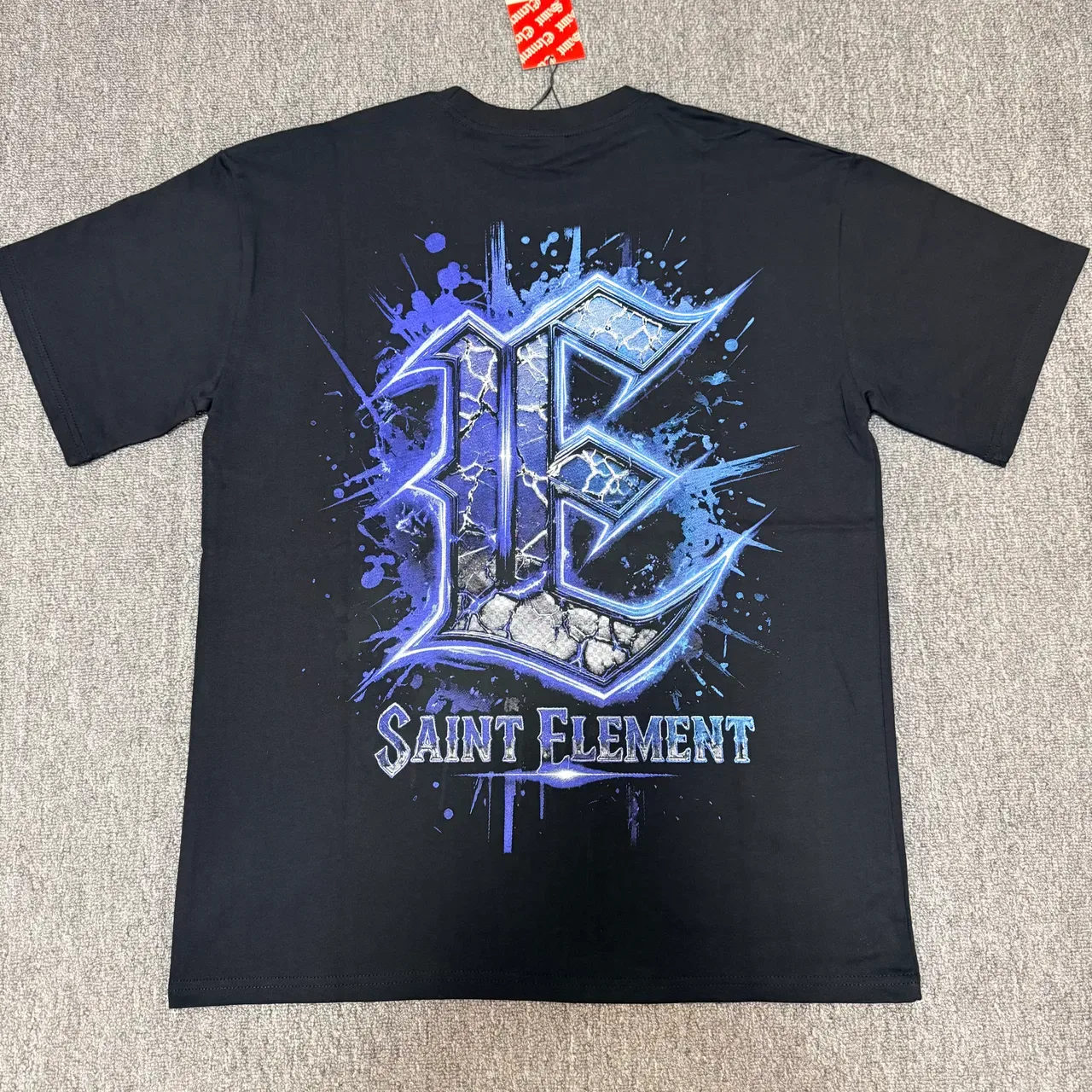 Black Graphic-Print Crew-Neck Short-Sleeve T-Shirt 4