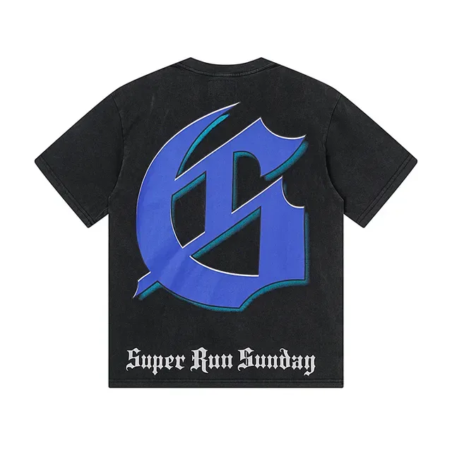Black Graphic Print Oversized T-Shirt 3