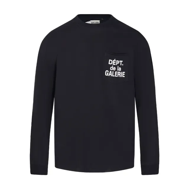 Black Long-Sleeve Crewneck Sweater 10