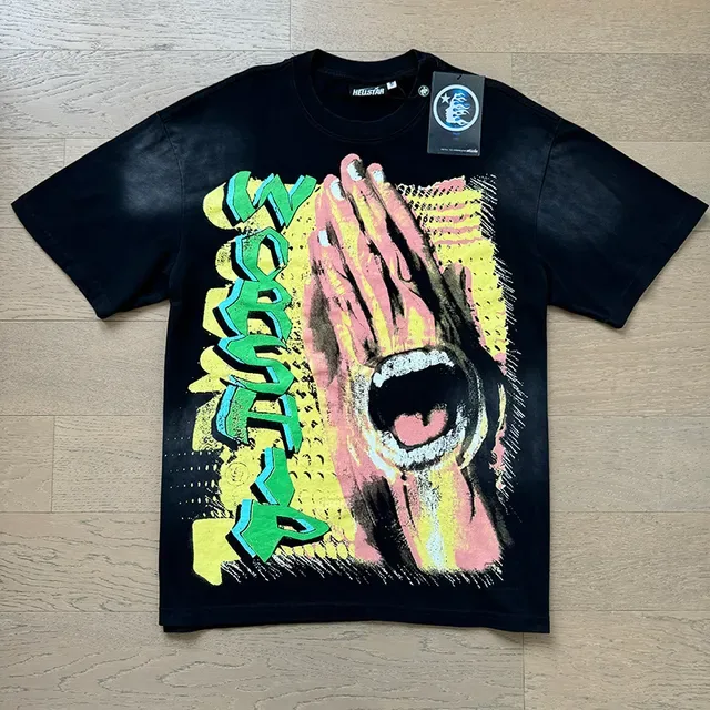 Black Oversized Double-Sided Graphic Print T-Shirt 8