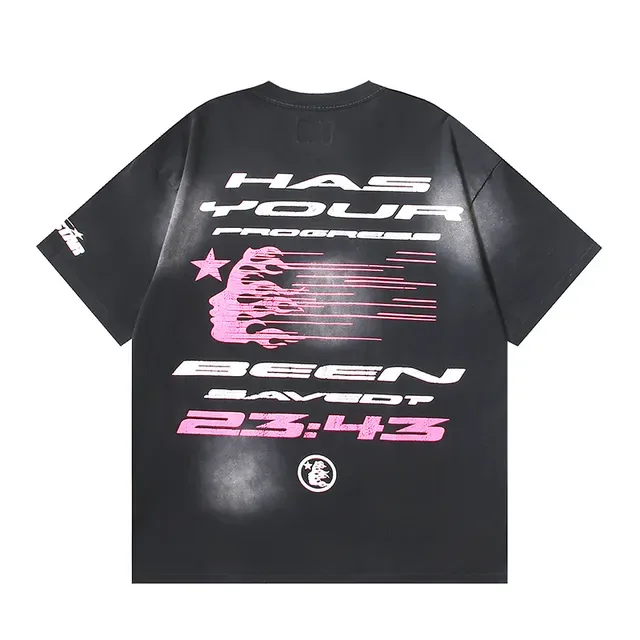 Black Oversized Double-Sided Graphic Print T-Shirt 3