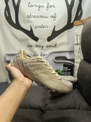 Black Synthetic Overlay Lace-Up Sneakers 5