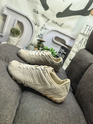 Black Synthetic Overlay Lace-Up Sneakers 7