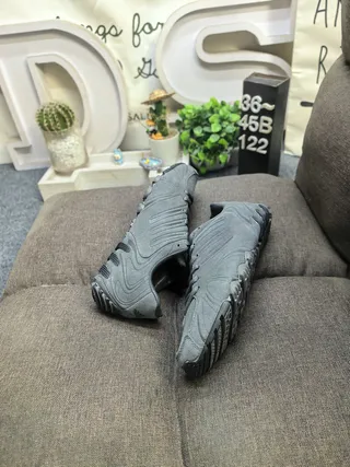 Black Synthetic Overlay Lace-Up Sneakers 16