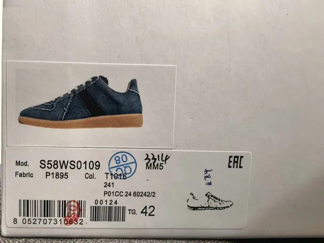 Blue Beige Denim Canvas Upper Gum Rubber Sole Lifestyle Sneakers 2