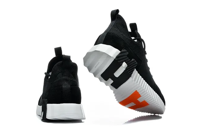 Blue Orange Beige Knit Low-Top Lifestyle Sneaker 2