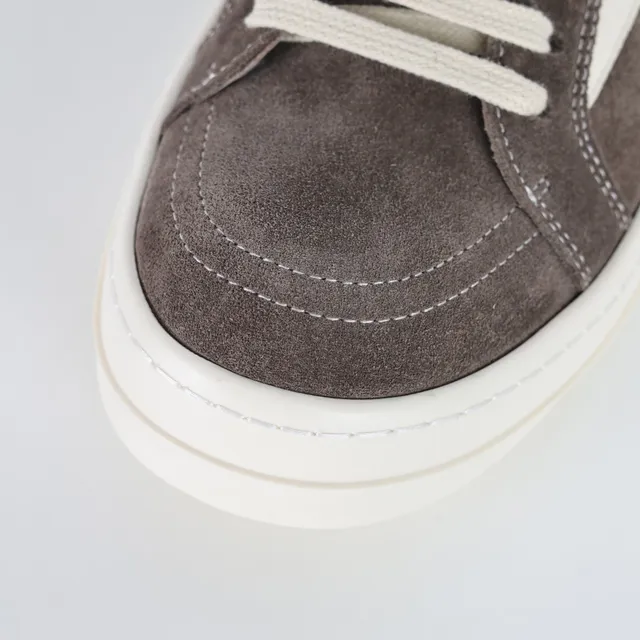 Brown Beige Suede Upper Off-White Side Panel Sneakers 5