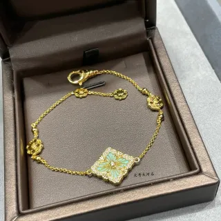 سوار Buccellati زهري رباعي المينا والبافيه الذهبي