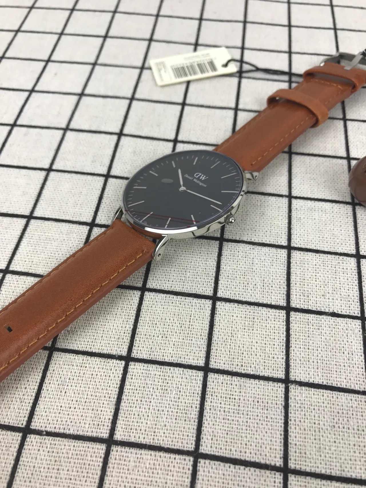 Daniel Wellington Classic Black Brown Minimalist Thin Case Quartz Watch 5