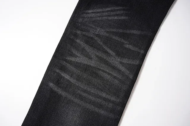 Distressed Slim-Fit Black Ripped Jeans 7