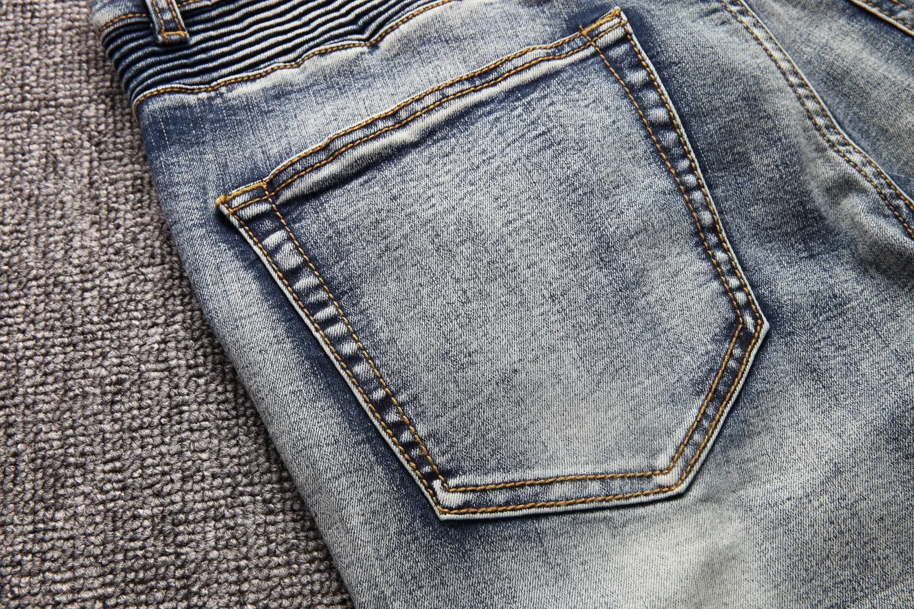 Distressed Zip-Pocket Moto-Panelled Denim Shorts 10