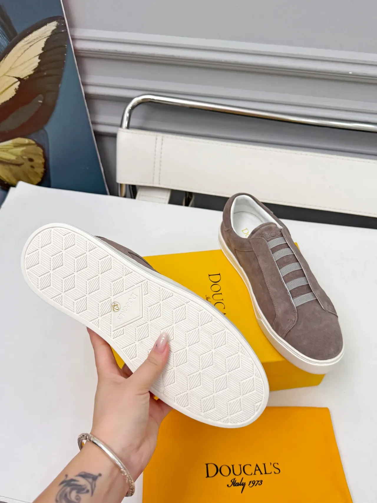 DOUCAL'S Zapatillas Slip-On Lifestyle de Ante 2