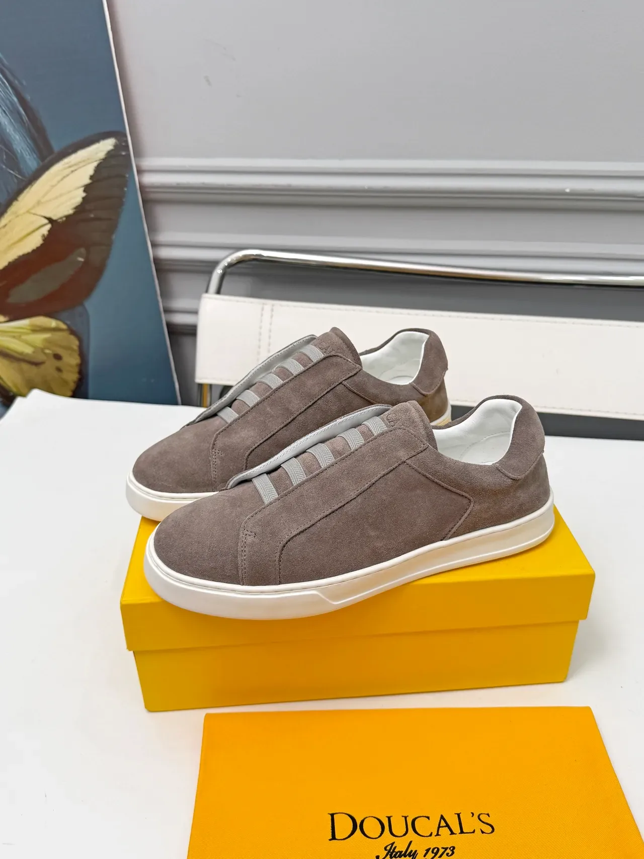DOUCAL'S Zapatillas Slip-On Lifestyle de Ante 4