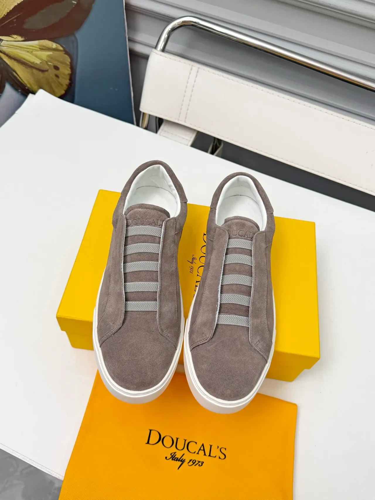 DOUCAL'S Zapatillas Slip-On Lifestyle de Ante 5