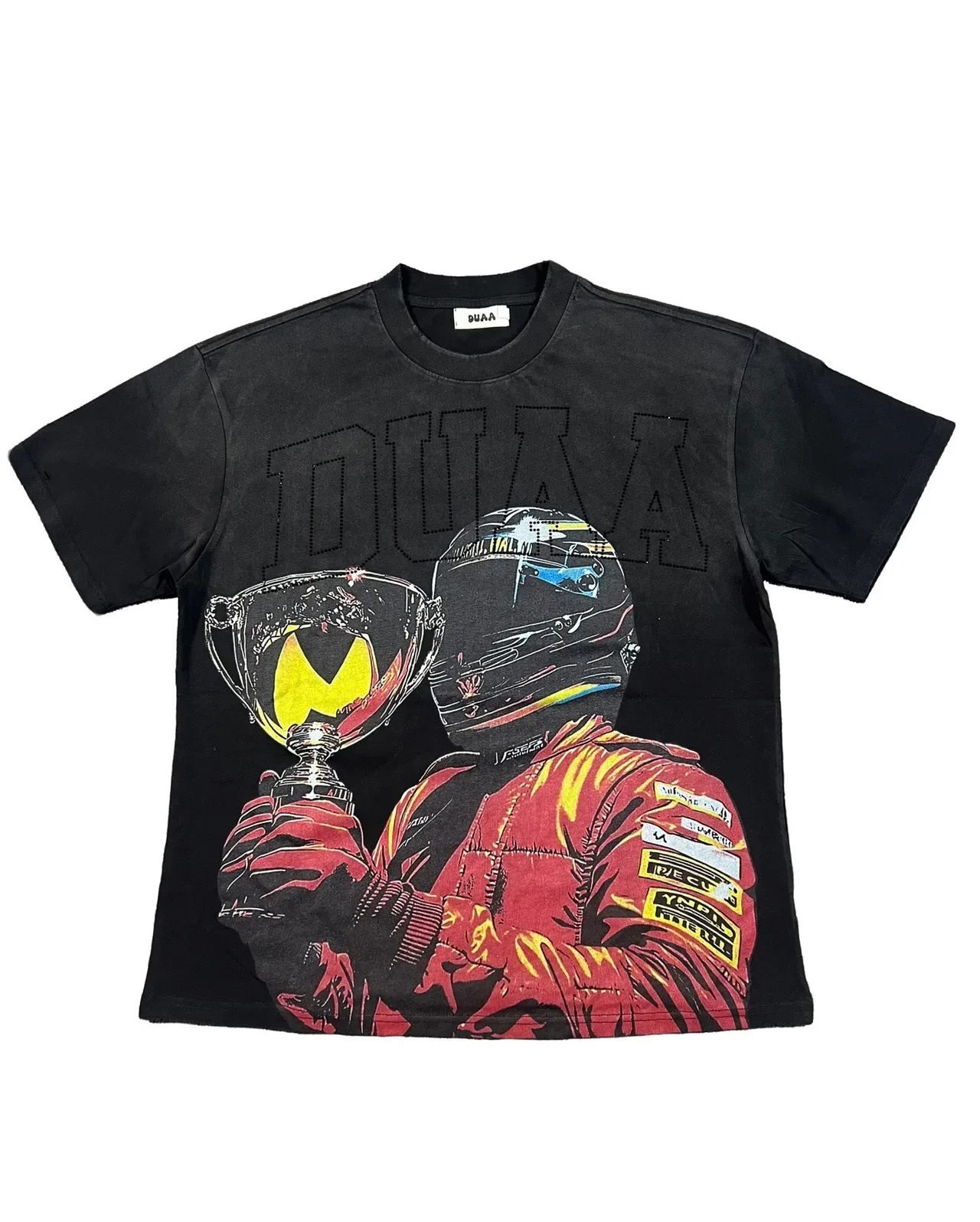 DUAA Racer Trophy Graphic Black T-Shirt 9
