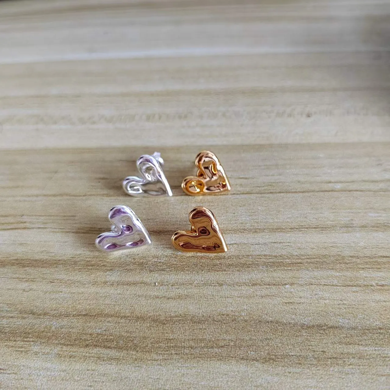 Dual-Stone Faceted Oval and Round Stud Earrings 19