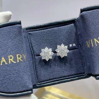 Floral Cluster Multi-Stone Stud Earrings