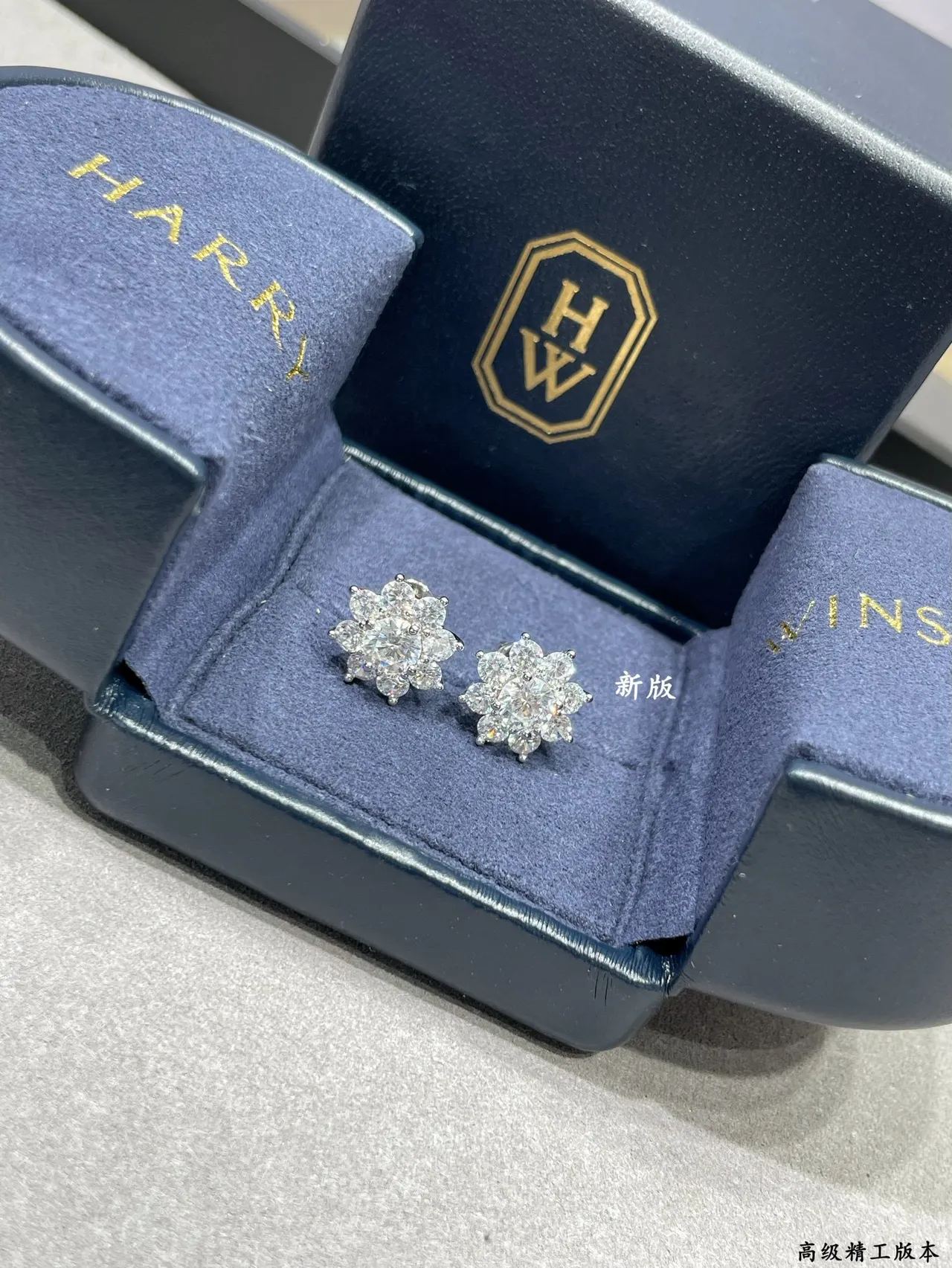 Floral Cluster Multi-Stone Stud Earrings 6
